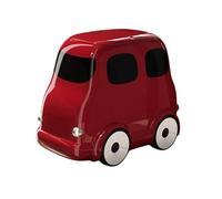 Ronyme Trash Can with Wheel Wastebasket Multipurpose Press Lid Garbage Bin Dustbin for Office Bedroom School Kitchen Entryway, red