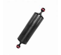 Ronyme Underwater Camera Mount Carbon Fiber Buoyancy Arm Floating Arm Ball Joint Connector Aluminum Alloy Construction works as part suitable for diving, Black, L FA65