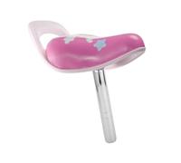 Ronyme Universal Wide Bike Seat Cover for Kids, Replacement Soft Gel Bicycle Saddle Pad Cushion, Fits Most 12 to 16 Inch Children's Bicycles, Comfortable Riding Accessory for Boys and Girls, Pink