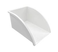 Ronyme Water Dustpan Rain Barrel,Rainwater Collection System Raindrop Collection Down Spout Extend for Backyard Watering Outdoor, White