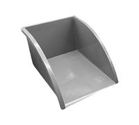 Ronyme Water Dustpan Rain Barrel,Rainwater Collection System Raindrop Collection Down Spout Extend for Backyard Watering Outdoor, Gray