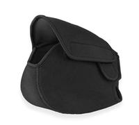 Ronyme Water Engine Cover for Powered Cycle Motor Drive Area Protection with Stitched Trim and Overlapping Flap Tool Installation Dust Damp Barrier Suitable for Daily Commute, Black