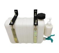 Ronyme Water Tank with Faucet Large Capacity Portable Water Storage Container 9L for Camping Outdoor RV Cars Light Trucks, 1 set