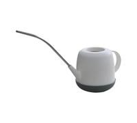 Ronyme Watering Can Watering Pot,Sturdy,Decorative,Comfortable Handle,Small Long Spout 1L for Plant House Bonsai Garden Office, White