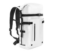 Ronyme Waterproof Outdoor Gear Roll Closure Dry Bag Backpack Buoyant Waterproof Pack Adjustable Straps Welded Seam Suitable for Swimming Travel Stream Crossing Hiking, White, Pure White