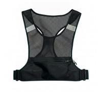 Ronyme Waterproof Running Vest Running Chest Rig Reflective Vest Breathable Mesh Zippered Compartment Secure Carry suitable for night jogging bike rides race events gym