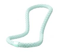 Ronyme Weighted Exercise Hoop Workout Circle With Textured Woven Cover And Massage Bump Layout Secure Welded Connection To Hold Form suitable for home, Light Green, Spring Summer Cooling Style