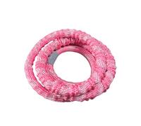 Ronyme Weighted Fitness Hoop Workout Device 1.4kg Folding Quiet Waist Exercise Hoop for Home Gym Sports Entertainment, Pink