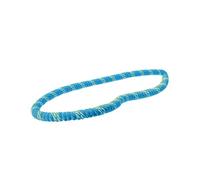 Ronyme Weighted Fitness Hoop Workout Device 1.4kg Folding Quiet Waist Exercise Hoop for Home Gym Sports Entertainment, Blue