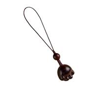 Ronyme Wood Phone Chain Cellphone Pendant Romantic Gift Versatile Decor Simple Party Supplies Keychain Phone Charm Lanyard Ornament, Cat Claw Shaped