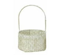 Ronyme Woven Basket Organizer Bin Storage Basket Braided Container Rectangular Container With And Space Saving Design Suitable for shelves under sink areas laundry room office, White