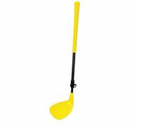 Ronyme Youth Club Adjustable Practice Club Aid With Rotating Lock Two Piece Shaft Non Slip Grip For Swing Alignment Chipping Accuracy Suitable for junior golfers indoor practice garden, Yellow