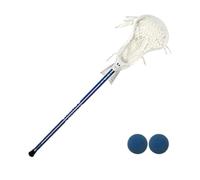 Ronyme Youth Equipment Stick Crosse Training Stick Practice Stick With Open Lattice Head And Firm Pocket For Stable Carry And Passing Suitable for youth, Blue, 30 Inch Adult Lacrosse Stick