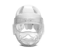 Ronyme Youth Headgear Boxing Helmet Face Visor Open Face Sparring Guarding Build PU Leather NBR Foam Ventilation Ear Padding suitable for supervised training bag work gym practice, XXL