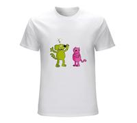 Roobarb and Custard Cool Unisex Tee Shirt Men's White T-Shirt L