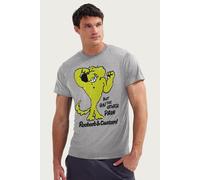 Roobarb & Custard Men's But On The Other Paw T-Shirt in Mid Grey | Size: XL Roobarb & Custard Mid Grey XL