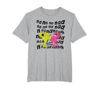 Roobarb & Custard Na Na Na Naa T-Shirt, Men's Big and Tall, Heather Grey, 6X Tall