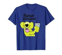 Roobarb & Custard Roobard Drinking Fizzy Drink T-Shirt, Men, Royal Blue, Large