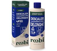 Roobi Compatible Delonghi Descaler. Descaling Solution for Delonghi Coffee Machines & Kettles. Odor Free. Carbon Neutral & Eco-Friendly. 500ml Bottle