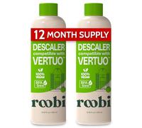 Roobi Compatible Nespresso Vertuo Descaler. 2 Bottles, 2 Uses Each. Coffee Machine & Espresso Machine Limescale Remover. Vegan & BPA-Free. Carbon Neutral & Eco-Friendly