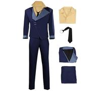 Roocnie Spike Spiegel Cosplay Costume Anime Outfit for Halloween Bounty Hunter Suit Set Faye