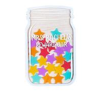 Rooeling Classroom Reward Jar | Reward Jar Classroom With Stars | Incentive Jar Motivate Good Behaviour For Children | Potty Training Reward Chart Jar | Personalized Reward Jar