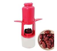 Rooeling Pitter | Pit Remover for Cherries Cores | Multipurpose Cherry Stoner, Heavy Duty Stainless Steel Olive Pitter Tool, Kitchen Gadgets for Cherry, Chili, Red Dates