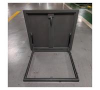Roof Access Hatch Door Escape Hatch Caps Windproof and Waterproof Flush Mount Attic Cover Replacement Stairwells and Shopping Centres(90x90cm/2.95x2.95ft)