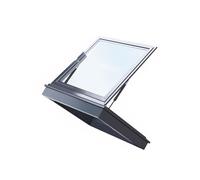 Roof Access Hatch, Glass Skylight, Rainproof Attic Exhaust Window, Aluminum Alloy Exterior Rooftop Lid for Sun Rooms
