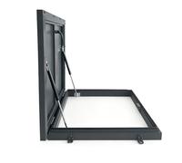 Roof Access Hatch Security Door, Customizable Window Well & Skylight Cover for Attic, Highly Sealed Weatherproof Rainproof Anti-Theft Lockable Roof Entry