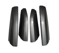 Roof Bar 4PCS ABS Roof Rack Luggage Rack Bar Rail End Protection Cover Shell For Toyota For Highlander 2009-2012 2013 Accessories(Gray 4pcs)