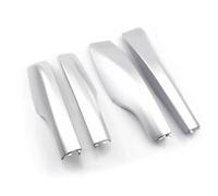 Roof Bar 4Pcs Car Roof Rack Cover Top Luggage Bar Rail End Protection Lid For Toyota For Land For Cruiser 200 LC200 For UZJ200 2008-2020 Accessories(Silver 4PCS)