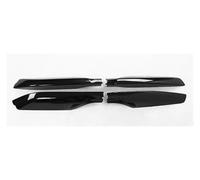 Roof Bar ABS Roof Rack Bar Rail End Protection Cover Shell 4PCS For Toyota For Land For Cruiser For Prado For Fj150 2010-2016 Car Roof Rack Cross Bars(Black-Rear Pair)