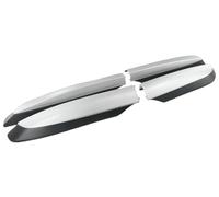 Roof Bar For Toyota For RAV4 For XA40 2013-2018 Car Roof Rack Rail End Cover Luggage Rack Shell Cover ABS Plastic Silver & Black Car Roof Rack Cross Bars
