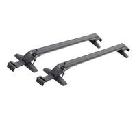 Roof Bars 1 Pair/2pcs Universal Vehicle Car Roof Mounting Rack Rail Bar Black Aluminum Luggage Carrier With Lock Car Rack Rails Cross Bar(D-2 piece 100cm)