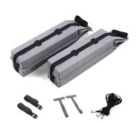 Roof Bars 1 Set Universal Car Soft Roof Rack Pads, Luggage Carrier For Surfboard Canoe, Include 2 Heavy Duty Tie Down Straps Car Roof Rack