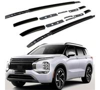 Roof Bars 2PCS Roof Rail Racks For Mitsubishi For Outlander 2022-2024 Cross Bars Luggage Aluminum Railing Bar(Black)