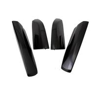 Roof Bars Black ABS 4PCS For Toyota For Highlander XU40 2008-2013 Roof Rack Bar Rail End Protection Cover Shell Roof Rack