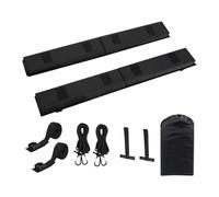 Roof Bars Car Soft Roof Rack Pads Set, Crossbar Pads, With Tie Down Straps And Ropes For Surfboard Car Accessories Roof Racks