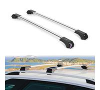Roof Bars For Citroen C5 Aircross Suv 2019+ Lockable, Raised Rails Grey | Axenture Aluminium Roof Rack Cross Bars, Set of 2, 75 kg Dynamic & 150 kg Static Load, T-Slot for Roof Boxes, Bikes & Kayaks