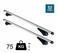 Roof Bars for Ford Galaxy (5 Door) with Solid Rails | 1.2m Length | Aerodynamic, Lockable, 75kg Max Load | CE Tested | Pair + 4 Keys