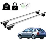 Roof Bars For Skoda Fabia Wagon 2001-2007 With Handrail Luggage Rack