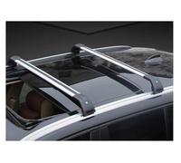 Roof Bars Roof Rack/roof Bar Rail (cross Beam) for Toyota for FORTUNER (_N15_, _N16_) 2015-2022 Thicken Aluminum Thicken Car Roof Bike Frame Rail Carrier(Black Silver)
