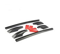 Roof Box Car Styling Stickers Roof Rack Boxes Side Rails Bars Luggage A Set For KIA For K2 For RIO 2011 2012 2013 1.3 Meters Car Crossbars(Black)