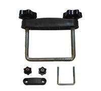 Roof Box Kit for Mounting - 4 Pieces Cargo Rack U Bolt Set, High Performance Steel Clamps, Secure Lock Nuts, Mounting Hardware, Vehicle Luggage Rack Accessories for Adjusting the Travel Area
