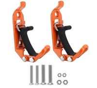 Roof Box Mounting Kit,Roof Box Brackets 2Pcs Shovel Mount for Roof Rack Zinc Alloy Quick Release Holder Kit Garage Storage Truck Wall Mounting Brackets(A Pair of Oranges)
