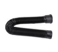 Roof Channels Flexible Downpipe Extension, Rain Gutters-fall Pipe Extension Round Extraction for Downpipe Extension From 50 to 150 Cm (Black)