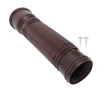 Roof Channels Flexible Downpipe Extension, Rain Gutters-fall Pipe Extension Round Extraction for Downpipe Extension From 50 to 150 Cm (Brown)