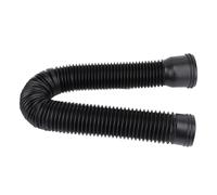 Roof Channels Flexible Downpipe Extension, Rain Gutters-fall Pipe Extension Round Extraction for Downpipe Extension From 50 to 150 Cm (Black)