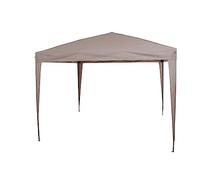 Roof Cover Taupe for Starter Folding Gazebo 3 x 3 m, Cover Made of 160 g/m² Polyester, PU Coated, Taupe